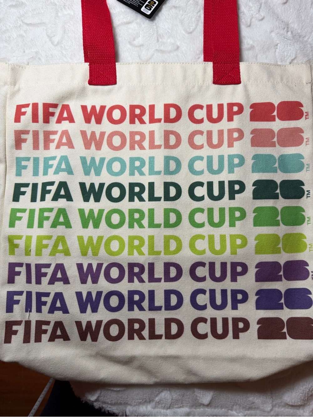 ⚽🌎 NWT Official FIFA World Cup 2026 Canvas Tote Bag ✨ - Picture 6 of 10